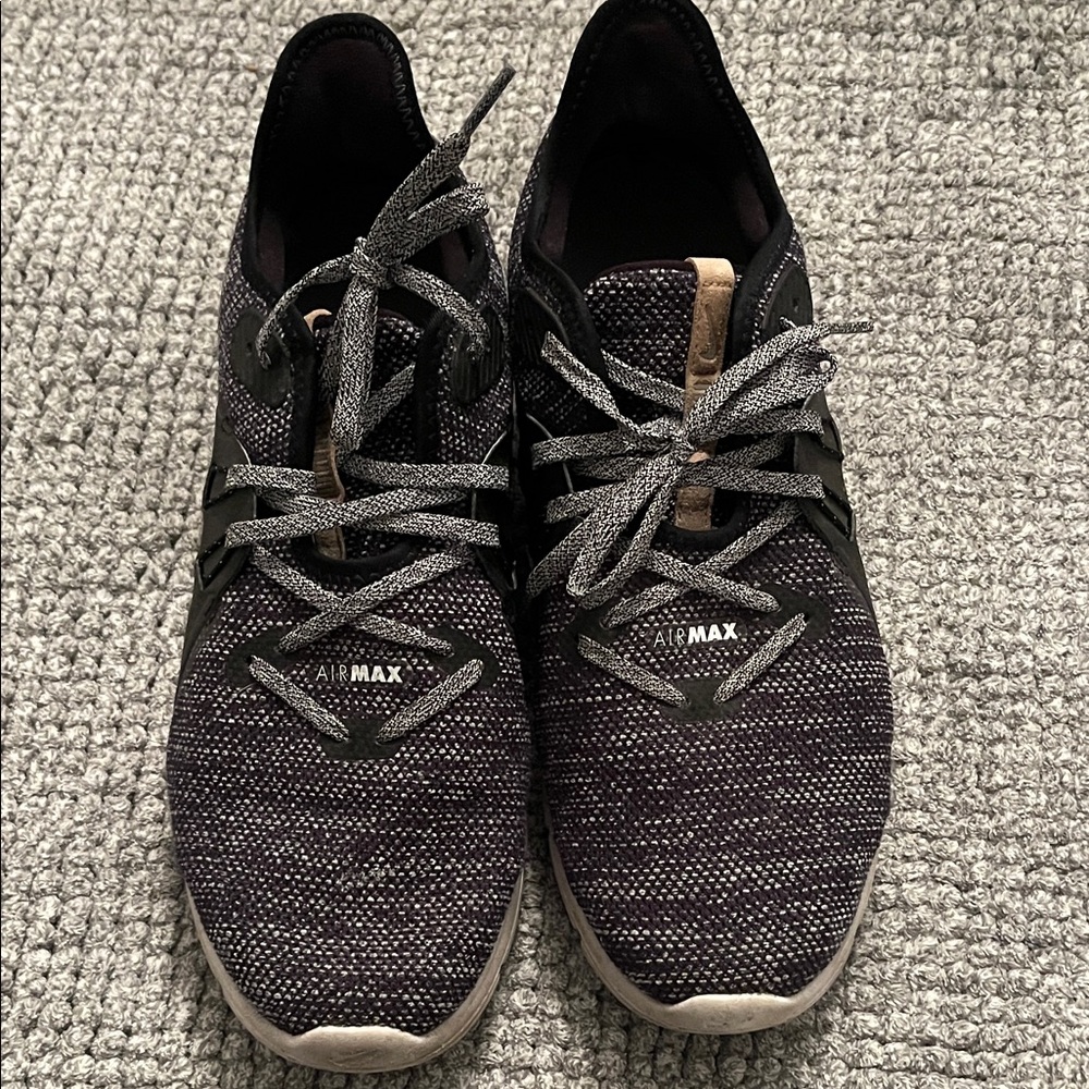 Nike Air Max Black Knit Sneakers